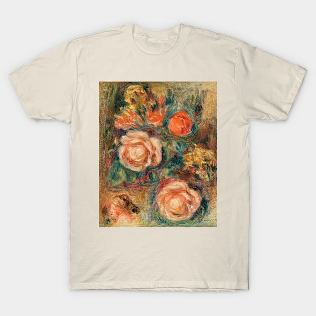 Renoir's 1900 Bouquet of Roses T-Shirt by Kitchen Sink Stickers and More!